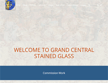 Tablet Screenshot of grandcentralstainedglass.com